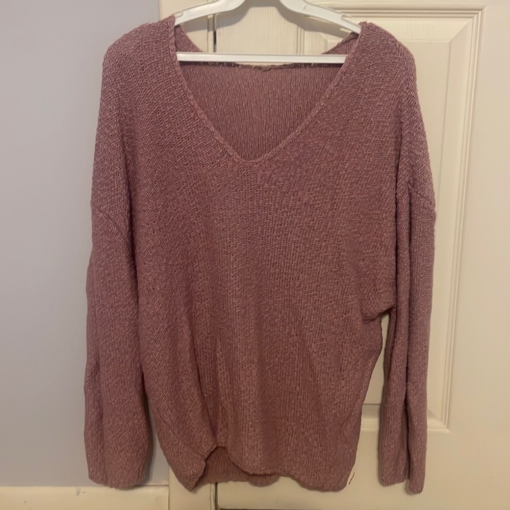 Oversized knit sweater, size: medium